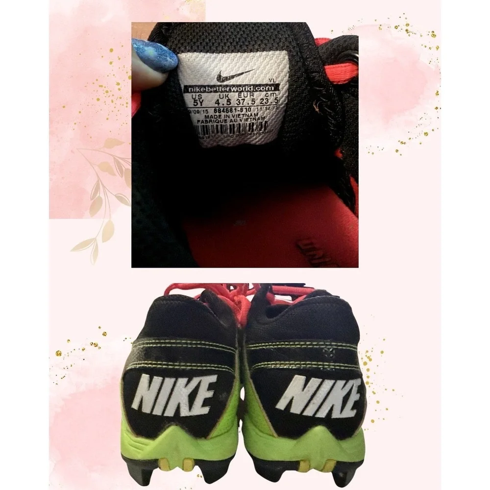 Nike Vapor Ultrafly Kids Baseball Cleats‎ - Size 5Y